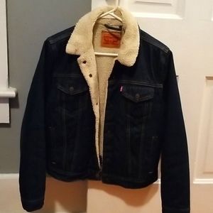 Levi's Denim Sherpa Jacket